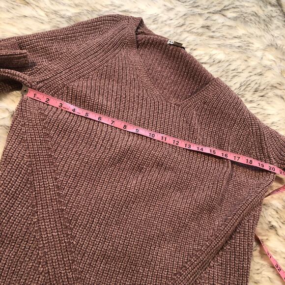 Ava & Viv Light Purple Soft Long Sleeve Sweater - Picture 3 of 9